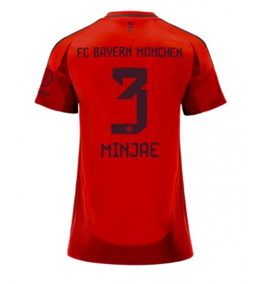 Bayern Munich Kim Min-jae #3 Hemmatröja Kvinnor 2024-25 Kortärmad